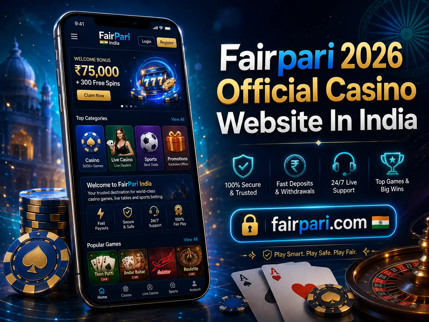 Fairpari 2026 Official Casino Website In India