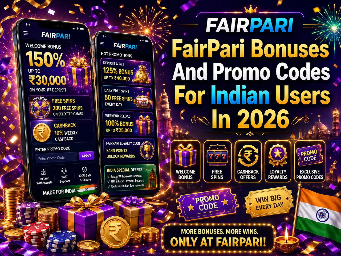 FairPari Bonuses And Promo Codes For Indian Users In 2026