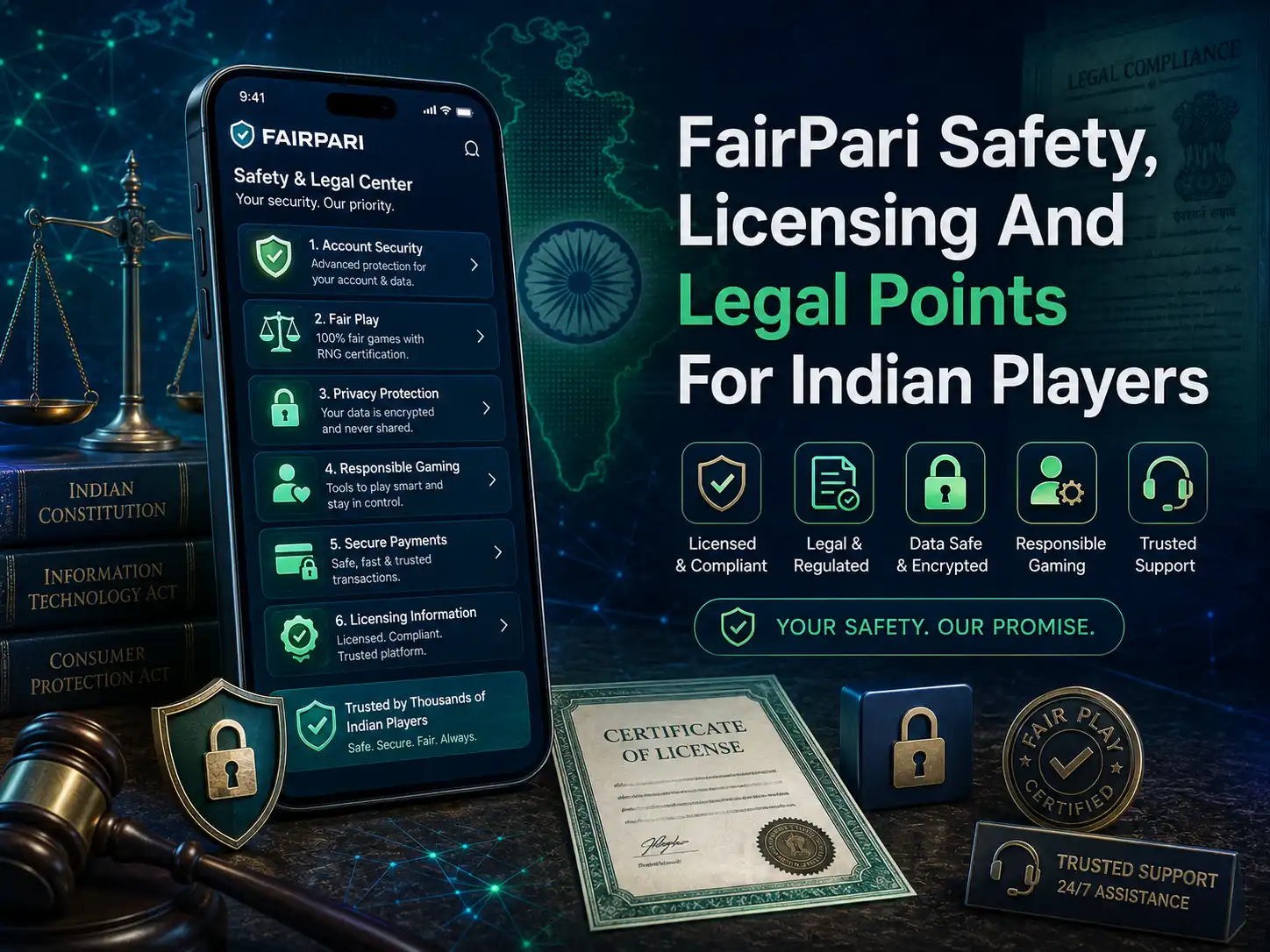 FairPari Safety, Licensing And Legal Points For Indian Players